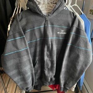 Vintage Billabong faded zipup hoodie sweatshirt